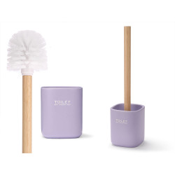 PORTE-BROSSE DE TOILETTE LISSE LILAS