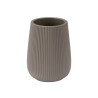 TOOTHBRUSH HOLDER PUFFED GREY STRIPES
