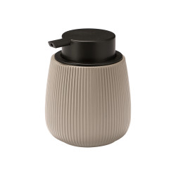 PUFFED BEIGE DISPENSER STRIPES