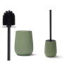 PUFFED STRIPES TOILET BRUSH GREEN