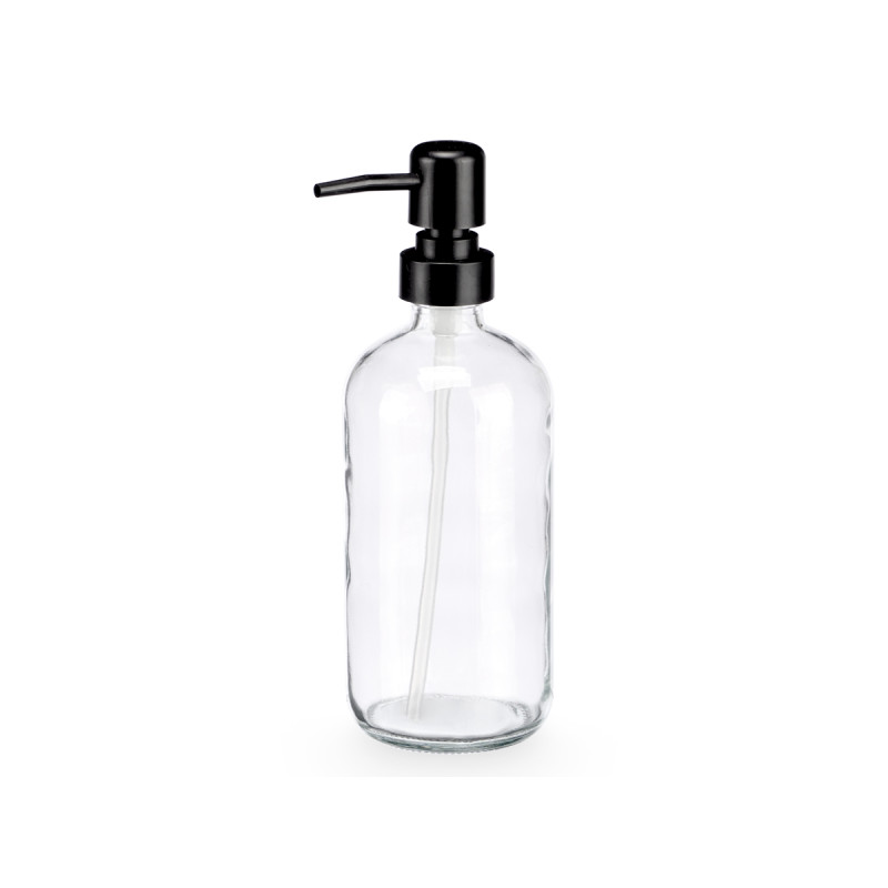 DISPENSEUR  VERRE ROND TRANSPARENT 500ML 