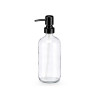 DISPENSEUR  VERRE ROND TRANSPARENT 500ML 