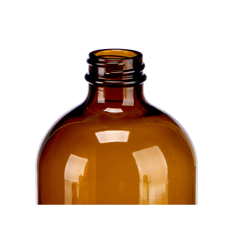 DISPENSER VETRO ROTONDO MARRONE 500ML