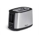 TOSTADORA DOBLE ACERO NEGRO MATE 750W