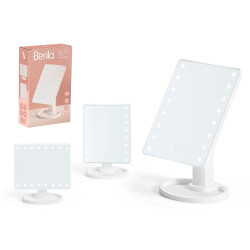 RECTANGULAR LED BATHROOM MIRROR WHITE