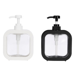 DISPENSER PLASTICA 500ML ASS BIANCO E NERO 