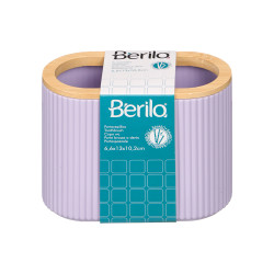 PORTACEPILLOS RAYAS DOBLE BAMBU LILA