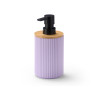 BAMBOO DISPENSER STRIPES LILAC 