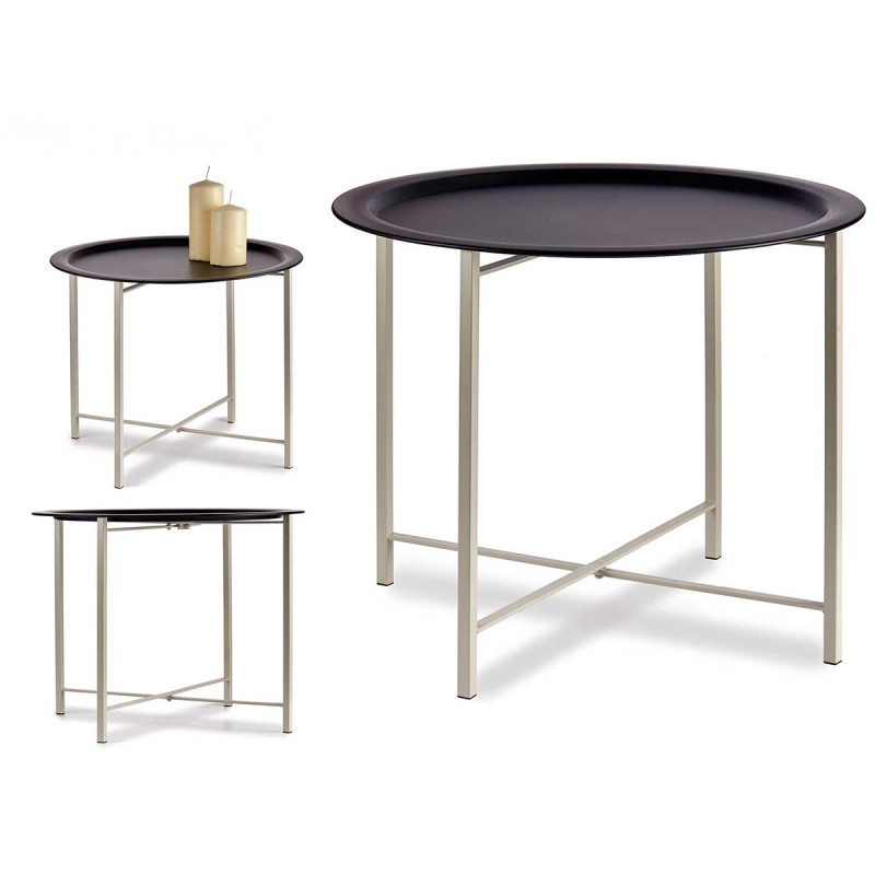 BIG BLACK SIDE TABLE