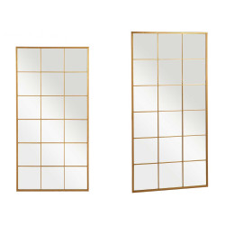 MIROIR FENETRE OR 180X90CM