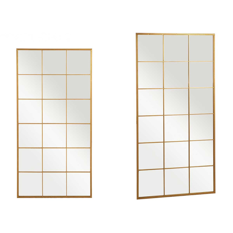 MIROIR FENETRE OR 180X90CM