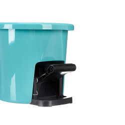 CUBO 12L ESCURRIDOR GIRATORIO FREGONA METAL PEDAL