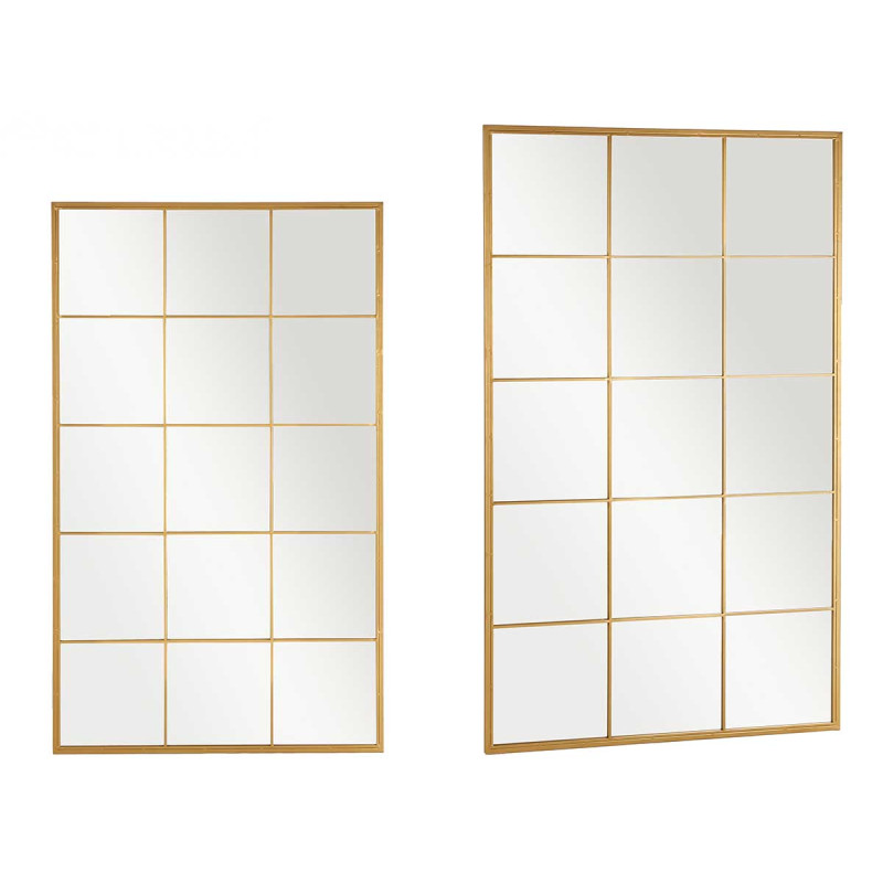 WINDOW MIRROR GOLD 150X90CM