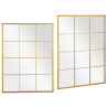 WINDOW MIRROR GOLD 120X90CM