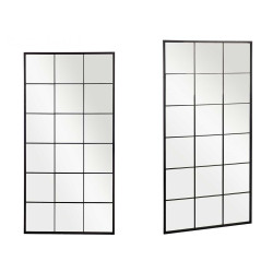 MIROIR FENETRE NOIR 180X90CM