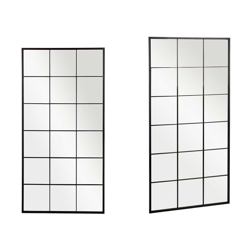 MIROIR FENETRE NOIR 180X90CM