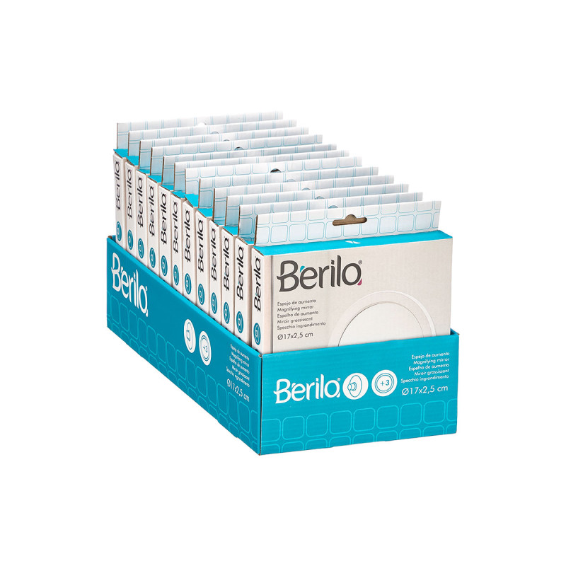 SPECCHIO A VENTOSA INGRANDIMENTO BIANCO