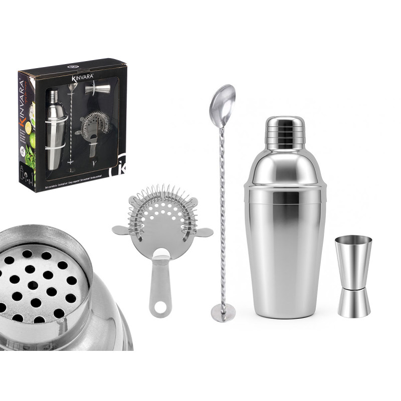 SET COCTELERA 4PCS