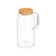 JARRA BOROSILICATO CUADRADA TAPA BAMBU 1,5L JARRA BOROSILICATO CUADRADA TAPA BAMBU 1,5L