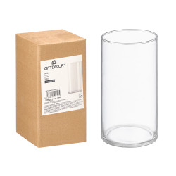 VASO CILINDRICO VIDRO 10X20CM