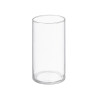 GLASS CYLINDER VASE 10X20CM