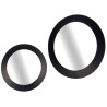SPECCHIO ROTONDO NERO 80CM