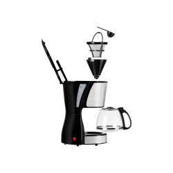 MAQUINA CAFE FILTRO VIDRO 12 CHAVENAS 1280ML 750W