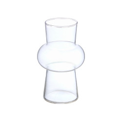 FLORERO CRISTAL BURBUJA 8X20CM