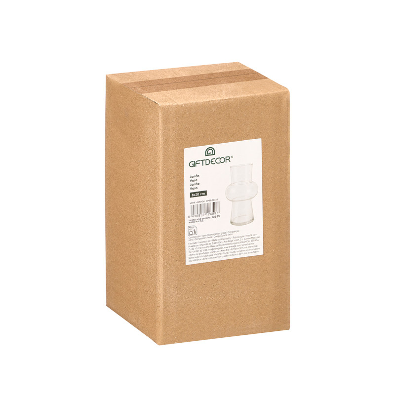 JARRON CRISTAL CLOUD 8X20CM