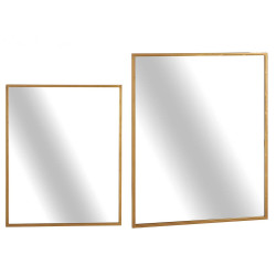 ESPELHO RECTANGULAR DOURADO 110CM 