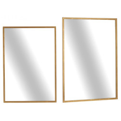 ESPELHO RECTANGULAR DOURADO 100CM 