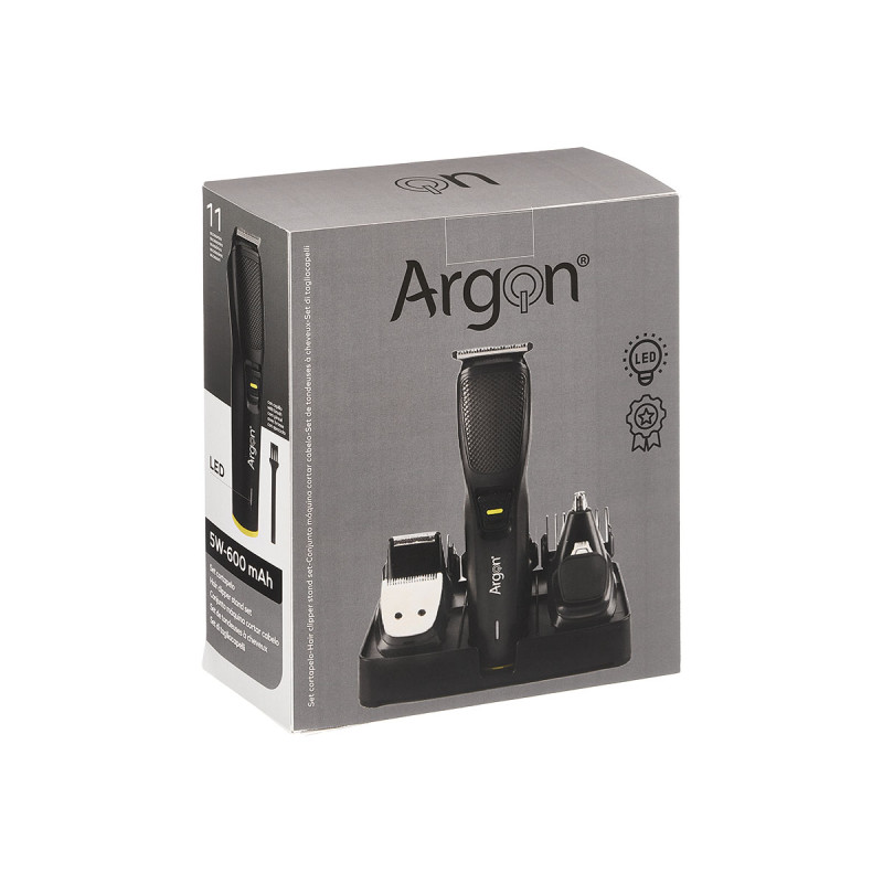 HAIR CLIPPER STAND SET 12 ACC 600MAH  USB TIPO C