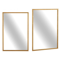 GOLDEN RECTANGULAR MIRROR 90CM