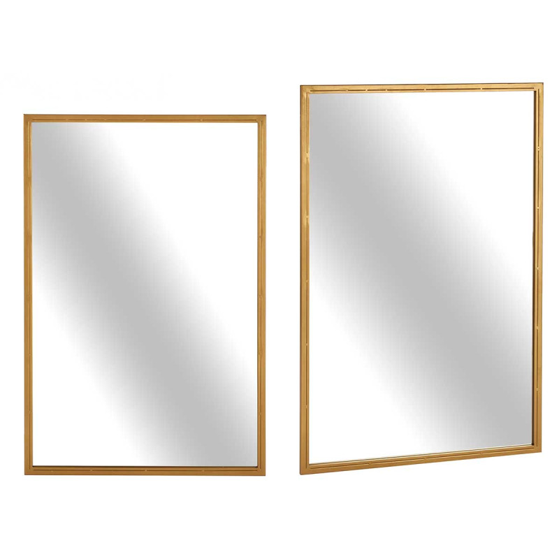 GOLDEN RECTANGULAR MIRROR 90CM