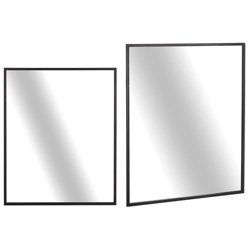 ESPEJO RECTANGULAR NEGRO 110CM