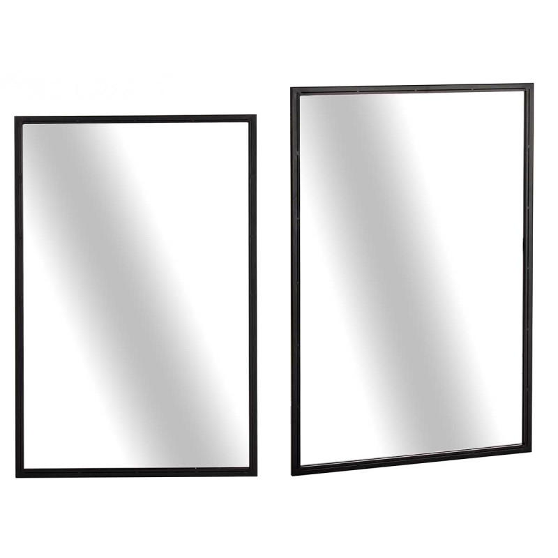 ESPELHO RECTANGULAR PRETO 90CM 