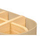 ORGANISATEUR PLASTIQUE BAMBOU 5 TROUS BEIGE