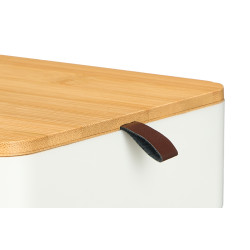 ORGANIZZATORE SPECCHI PLASTICA BAMBU BIANCO