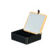 ORGANISATEUR MIROIR PLASTIQUE BAMBOU NOIR