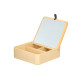 ORGANIZADOR PLASTICO ESPEJO BAMBU BEIGE