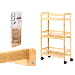 CARRO COCINA 3 NIVELES ESTRECHO 