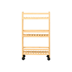 CARRELLO DA CUCINA STRETTO A 3 LIVELLI