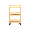 CARRELLO DA CUCINA STRETTO A 3 LIVELLI