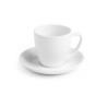 TAZA PLATO CAFE  PORCELANA 250ML
