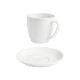 TAZA PLATO CAFE  PORCELANA 250ML