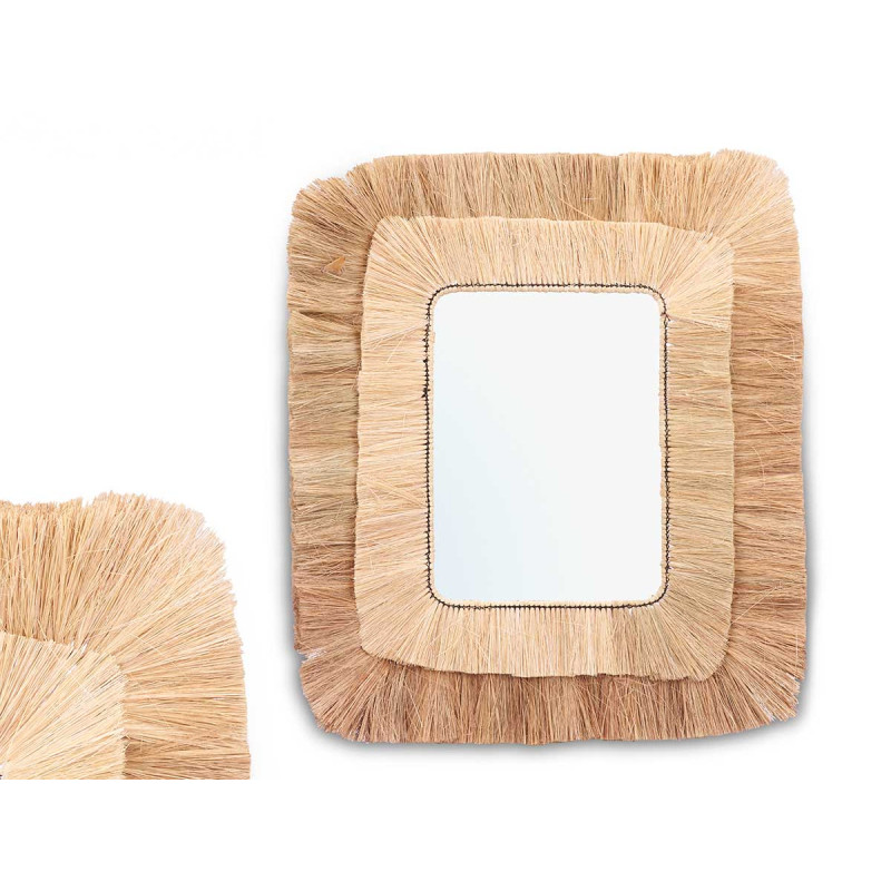 ESPEJO RECTANGULAR DOBLE MARCO