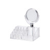 ORGANIZER WITH MIRROR 16 SLOTS