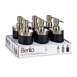 DISPENSER ARGENTATO NERO 350ML