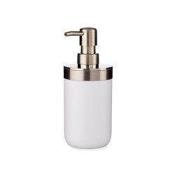 SILVER WHITE SOAP DISPENSER 350ML
