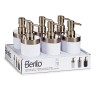 DISPENSER ARGENTATO BIANCO 350ML